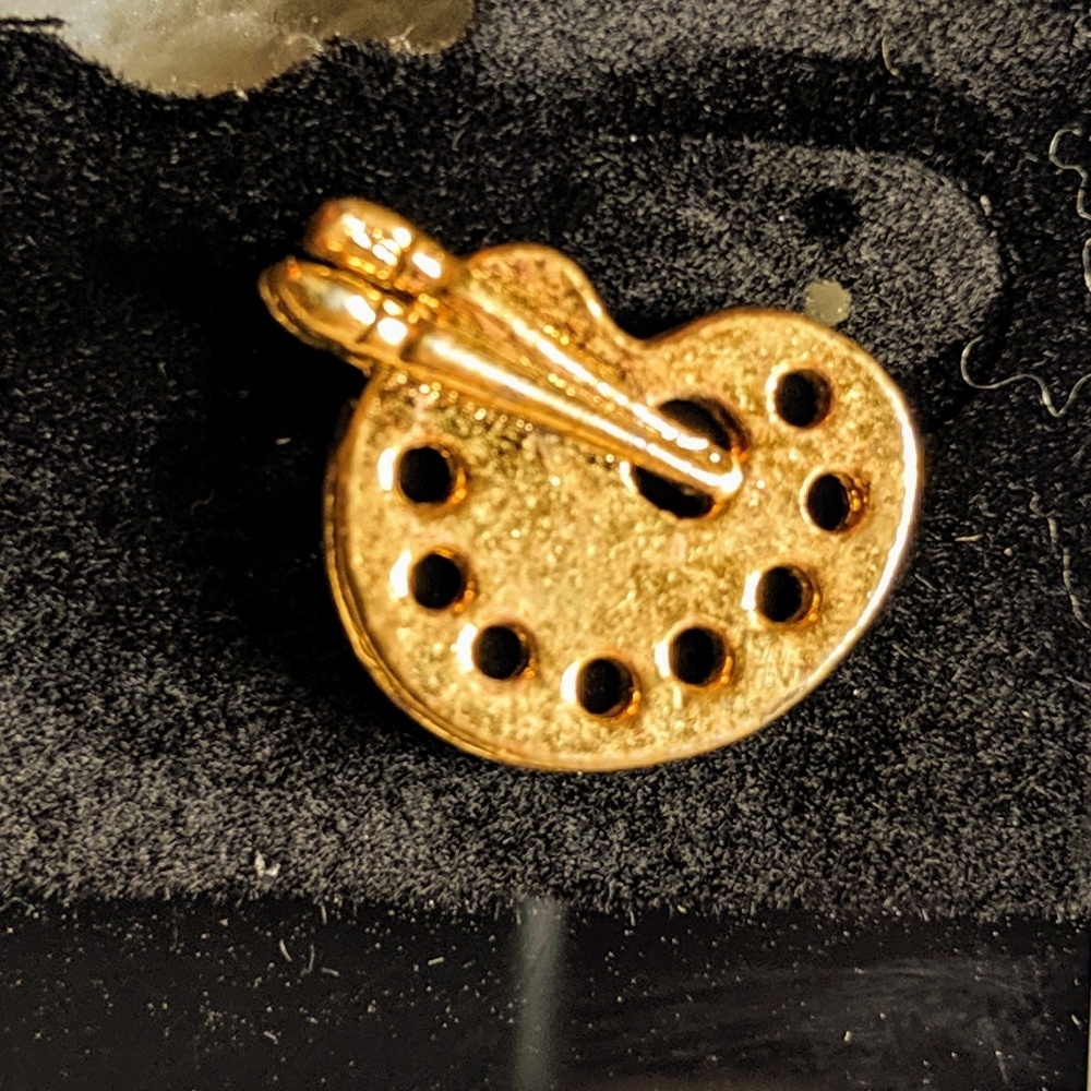 Artist Paint Palette Pin